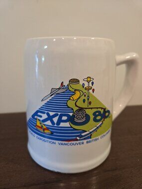EXPO 86 Vancouver British Colombia Canada Beer Stein Style Ceramic Mug